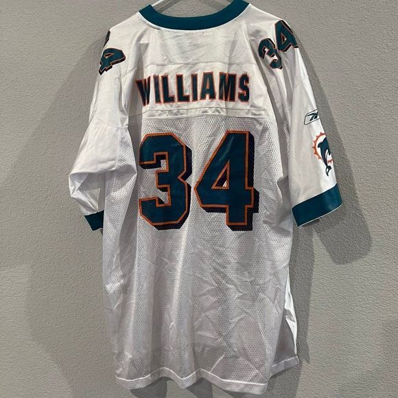 Reebok Men's Short Sleeve Jersey White Size XL - Picture 2 of 4